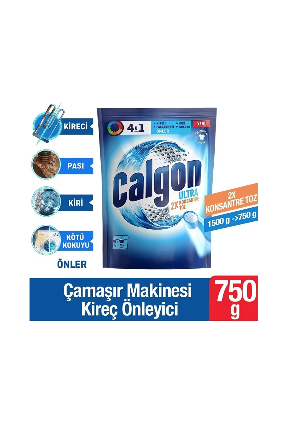 Toz Kireç Önleyici 750 gr x 3 Adet