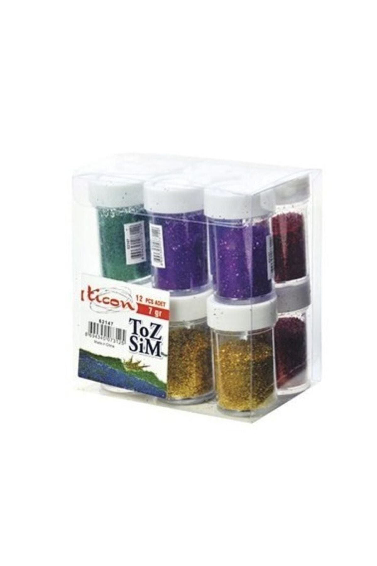 Ticon Toz Sim 7 Ml Tüpte Karışık Renk 12'Li