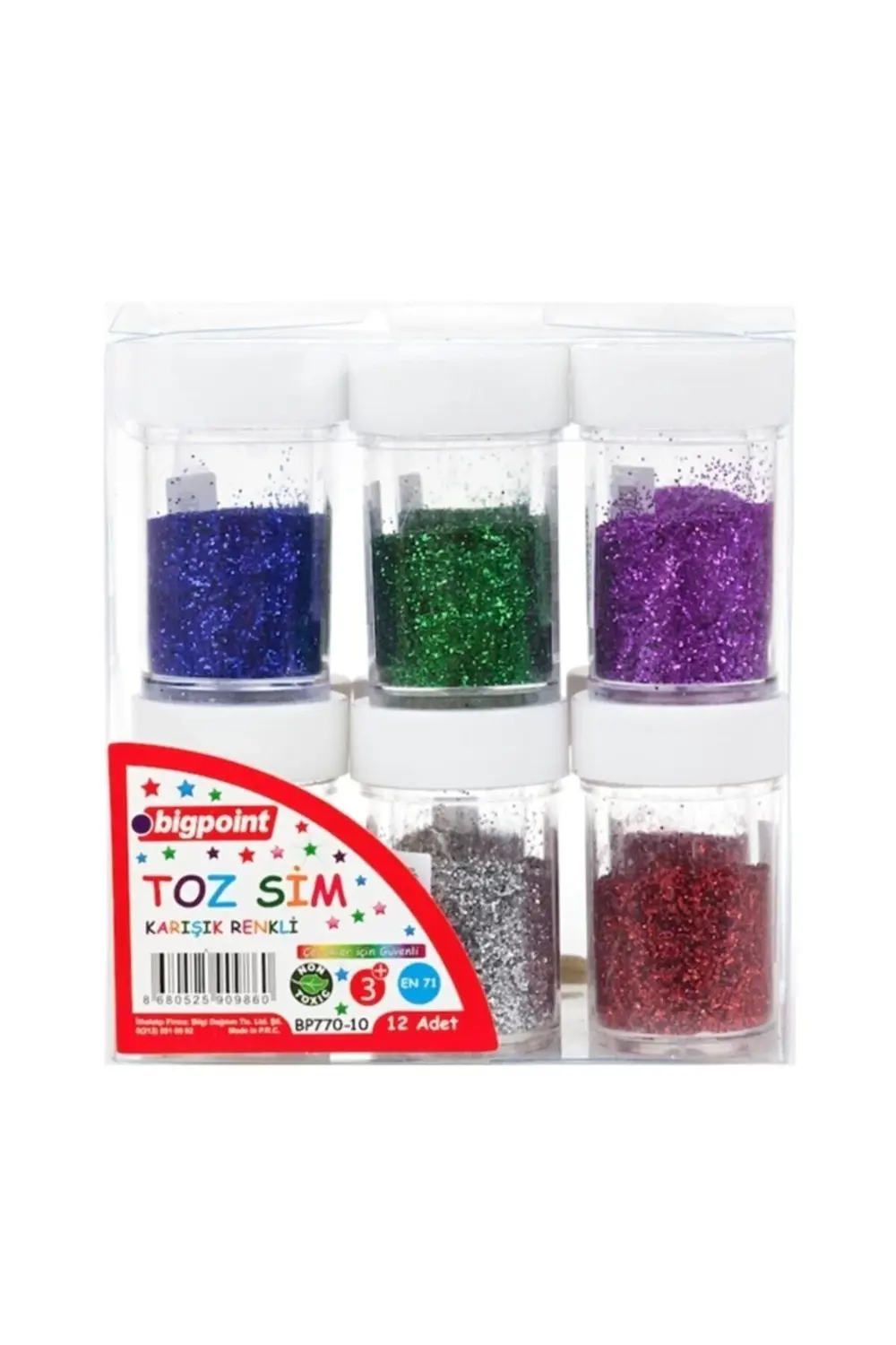 Toz Sim Karışık Renkli 12'li Paket