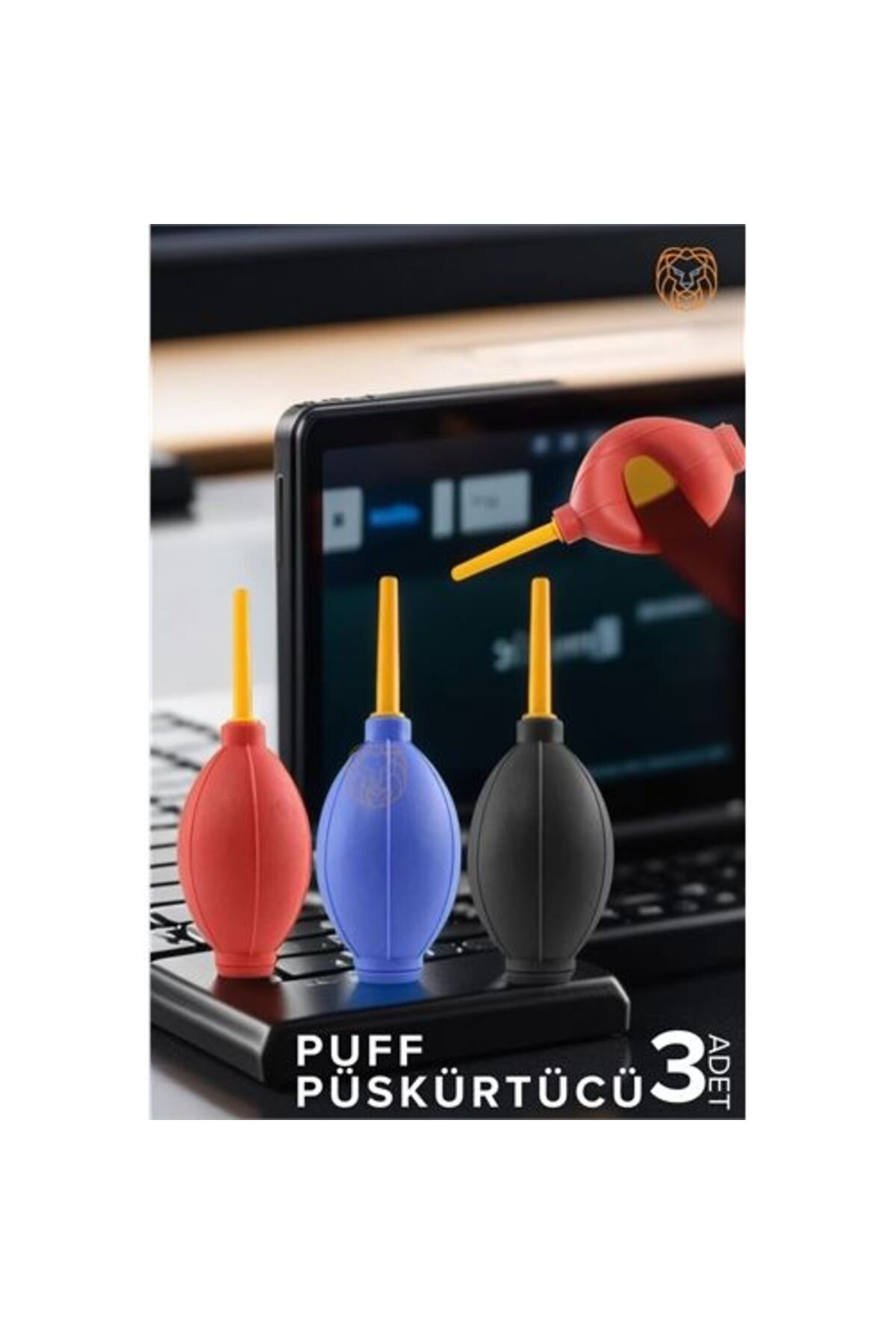 Modacar Toz Temizleyici Puff Pompa 3 Adet