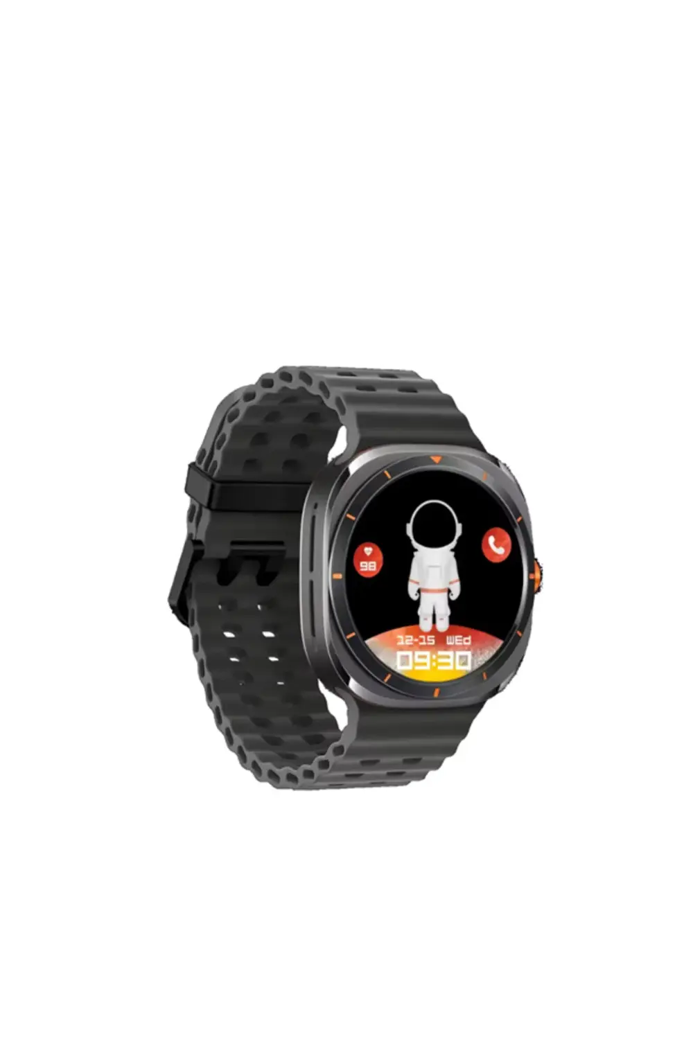 Toza ve Suya Dayanıklı Unisex Akıllı Saat | Renkli Ekran | Mikrof