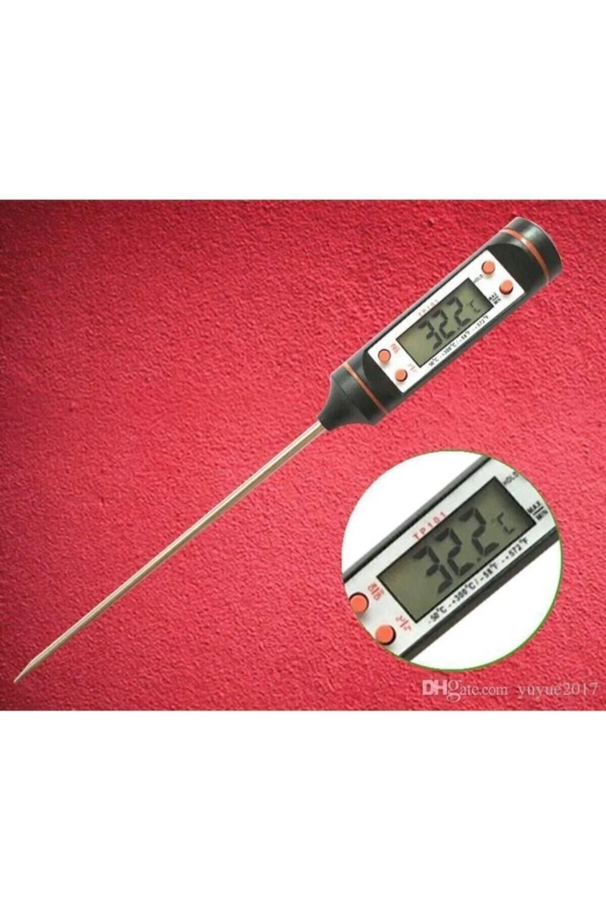 Tp-101 Sıvı Çubuk Termometre Gıda Yiyecek Içecek Sıcaklık Ölçer
