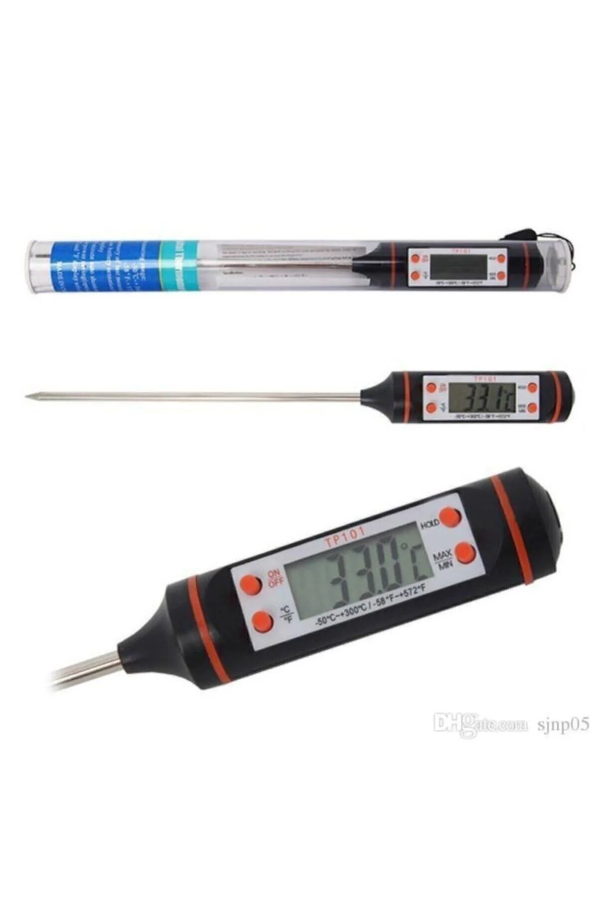 Tp-101 Sıvı Çubuk Termometre Gıda Yiyecek Içecek Sıcaklık Ölçer
