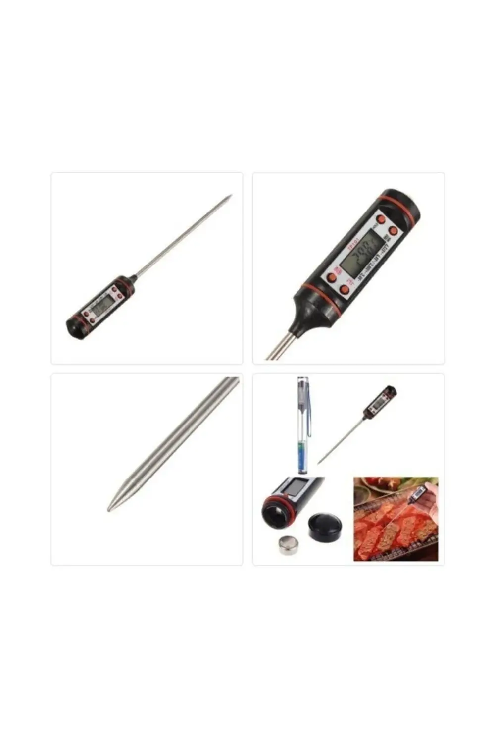 Tp-101 Sıvı Çubuk Termometre Gıda Yiyecek Içecek Sıcaklık Ölçer D
