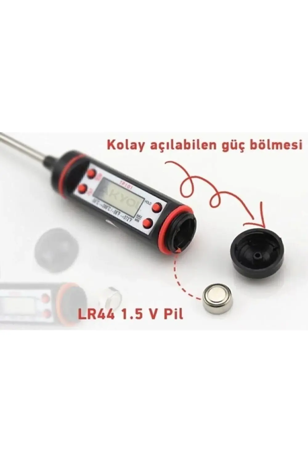 Tp-101 Sıvı Çubuk Termometre Gıda Yiyecek Içecek Sıcaklık Ölçer G