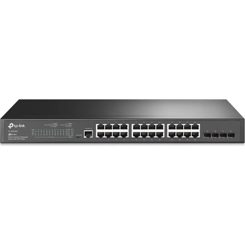 Tp-Link 24Port TL-SG3428 Jetstream 10/100/1000 + 4xSFP Switch