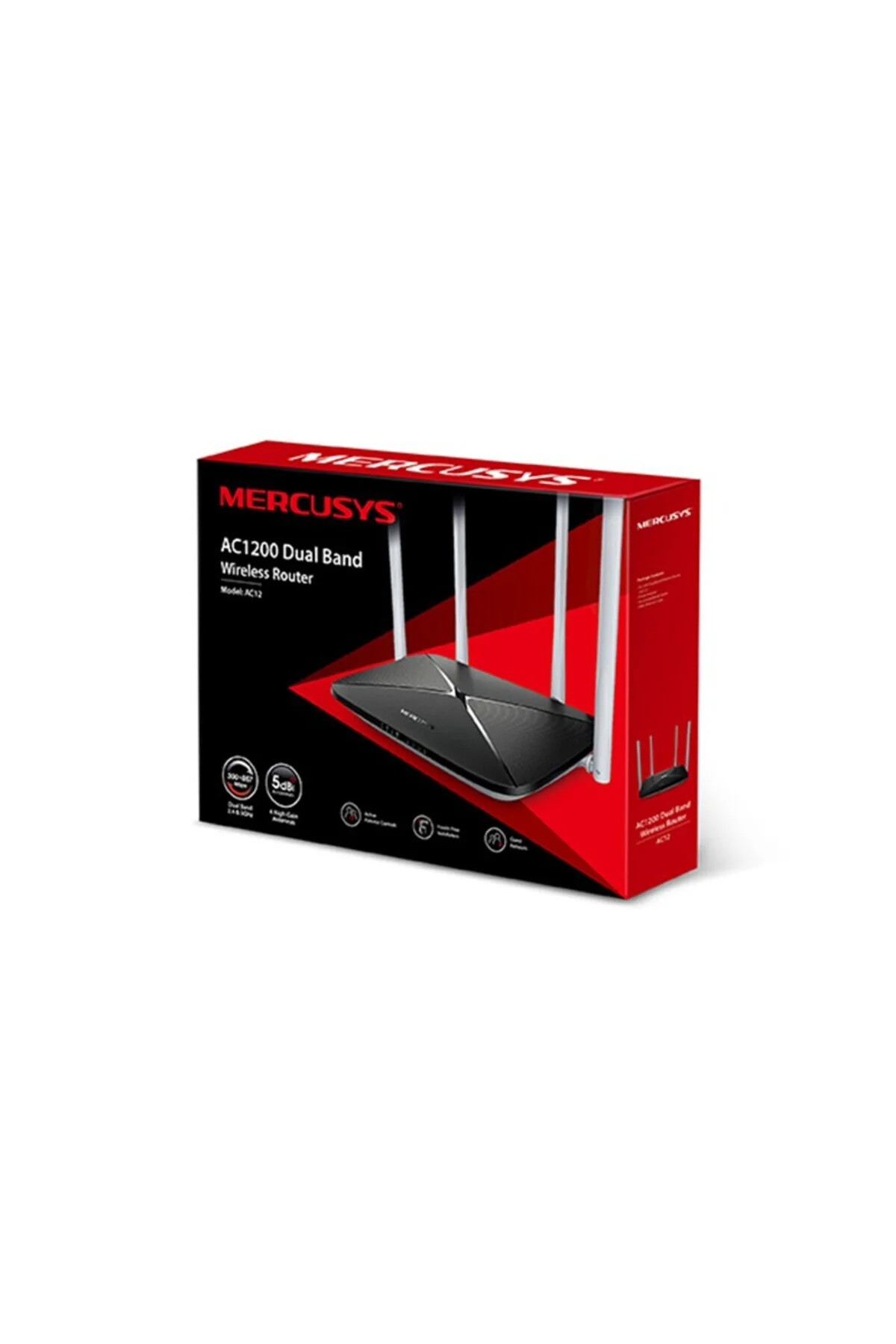 TP-LINK MERCUSYS AC12 AC1200 867MBPS/5GHZ/300MBPS/2.4GHZ DUAL BAN