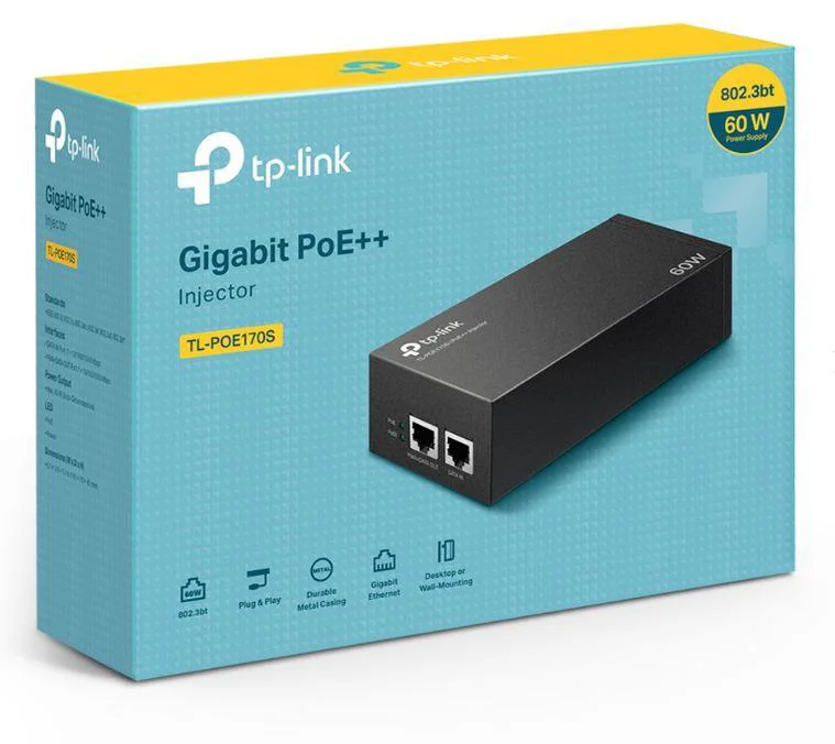 TP-Link OMADA TL-POE170S ile Uyumlu 48V 60W PoE Adaptör - 2x Gigabit Port Fiyatı, Yorumları ve Özellikleri