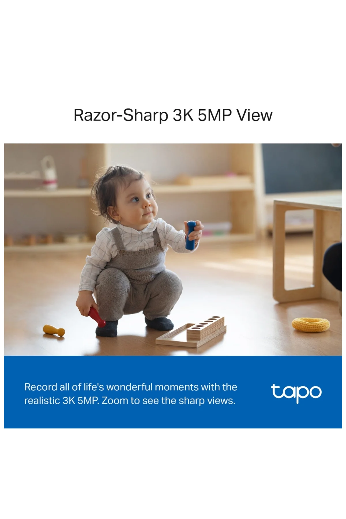 TP-LINK Tapo TC74 (C230), 3K, 5,0Mpix, İç Mekan, WiFi, 12Mt. Gece