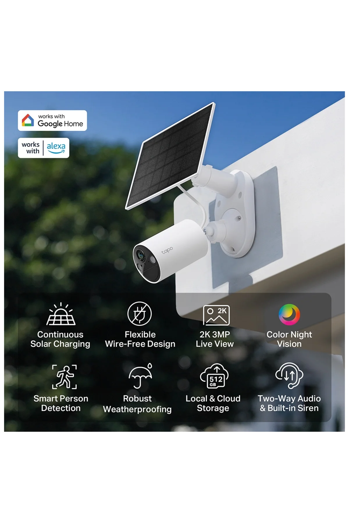 TP-LINK Tapo TC82 KIT (C410 KIT), 2K, 3,0Mpix, Dış Mekan, IP65, W