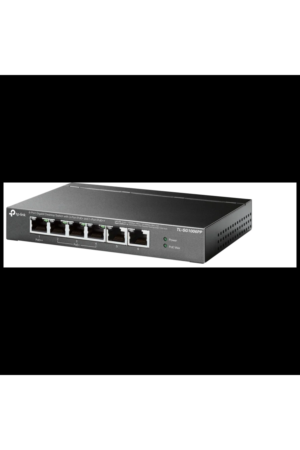 Tp-lınk Tl-sg1006pp, 6 Port, Gigabit, 4 Port Poe 64w, Yönetilemez