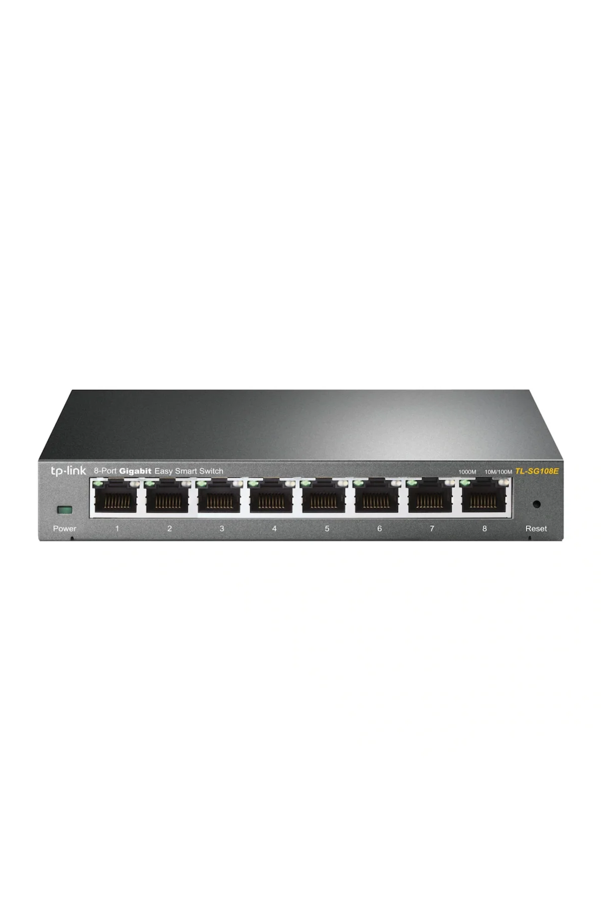 TP-LINK TL-SG108E, 8 Port, GigaBit, Easy Smart, Yönetilebilir, Me