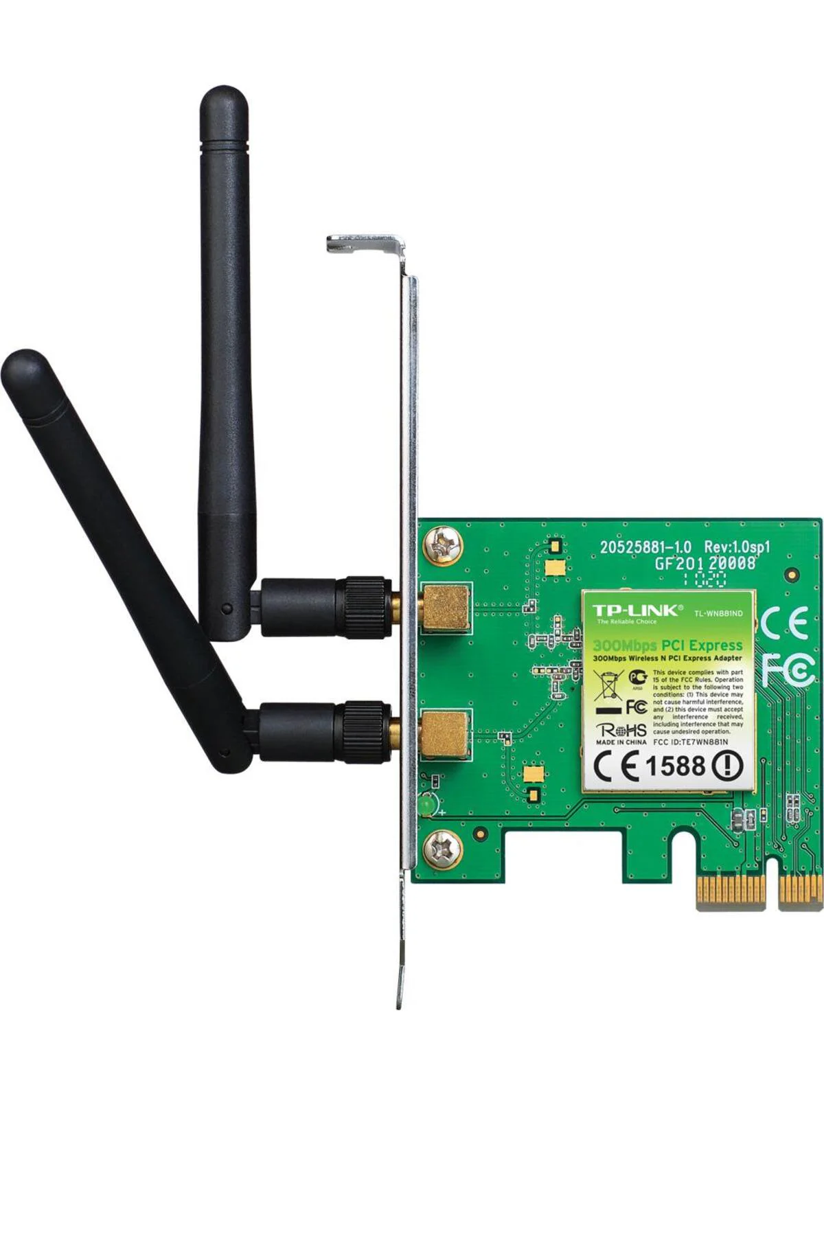 TP-LINK TL-WN881ND 300MBPS 2 ANTEN KABLOSUZ N PCI EXPRESS WIFI AD