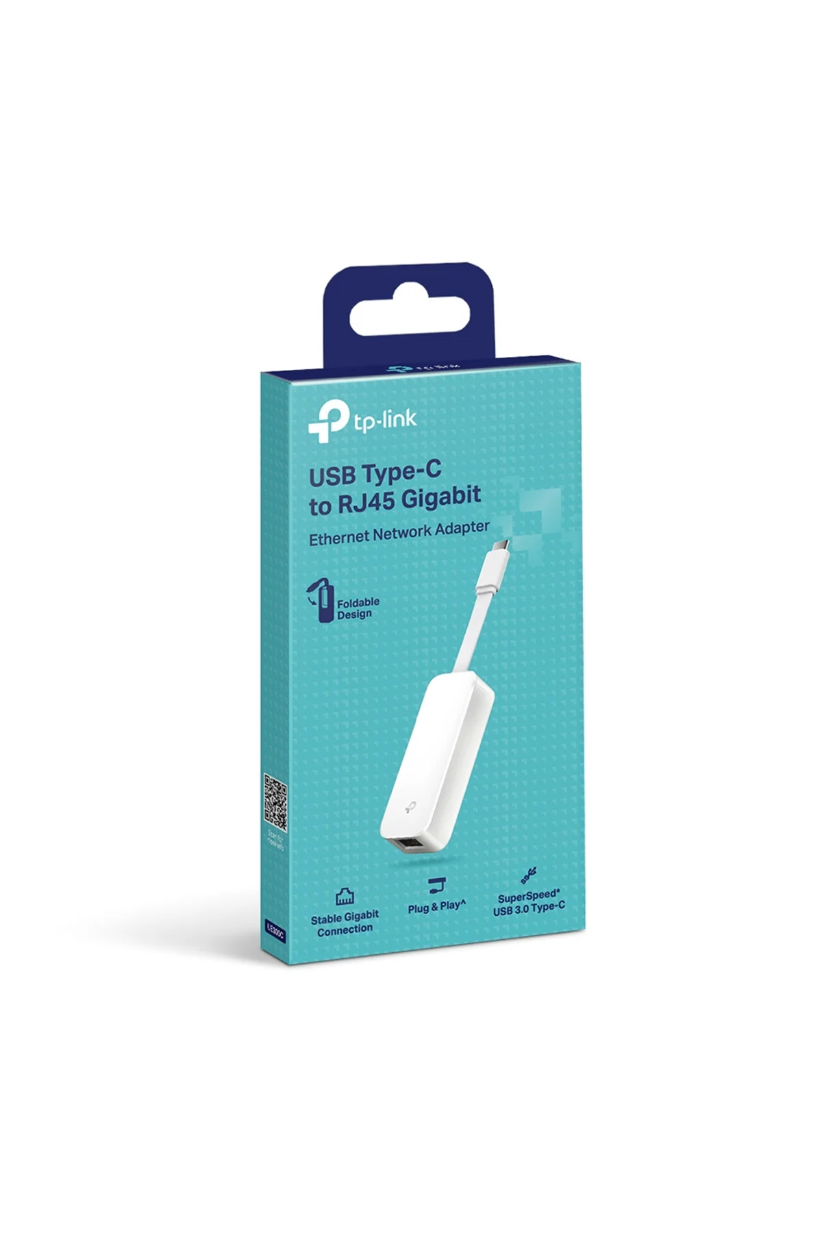 TP-LINK UE300C(UN), GigaBit, Type-C to RJ45, Ethernet Kartı TP-LINK UE300C(UN), GigaBit, Type-C to RJ45, Ethernet Kartı