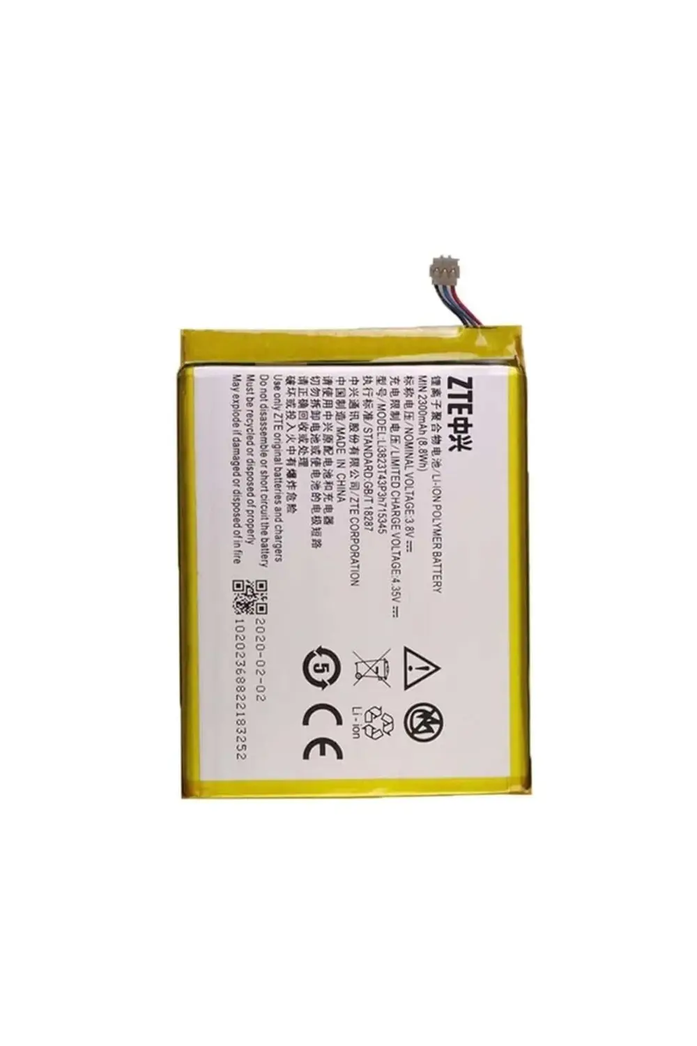 Tp-link Zte Mf910 4G Lte İçin Pil Batarya Li3823t43p3h715345