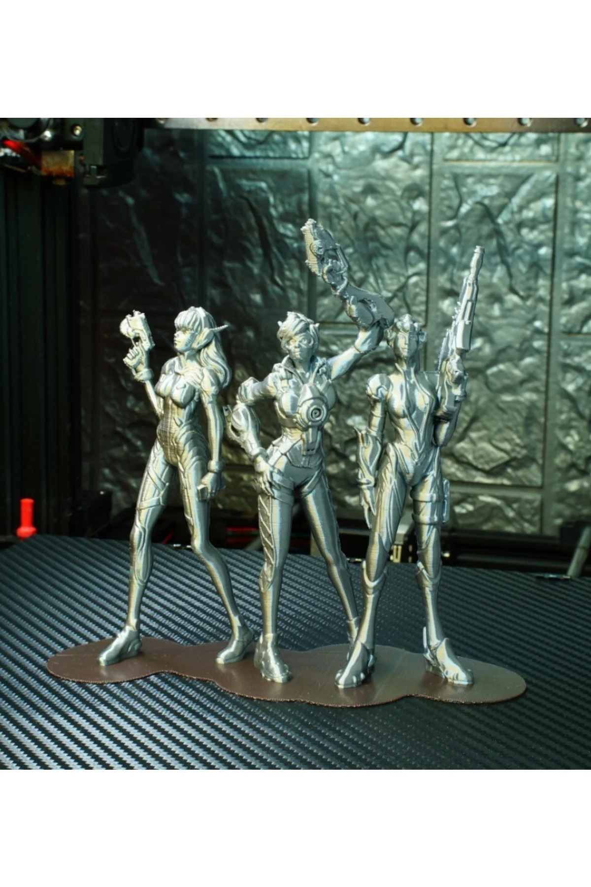 Tracer & Widowmaker & D.va Overwatch 3'lü Figür Seti 15 Cm