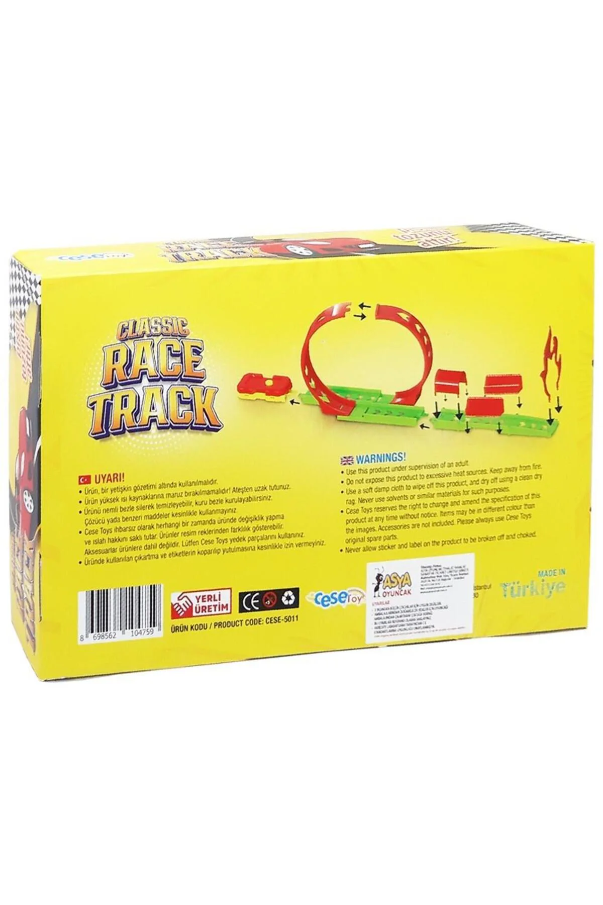 Track Araba Fırlatma Seti - CESE-5011 (Lisinya)