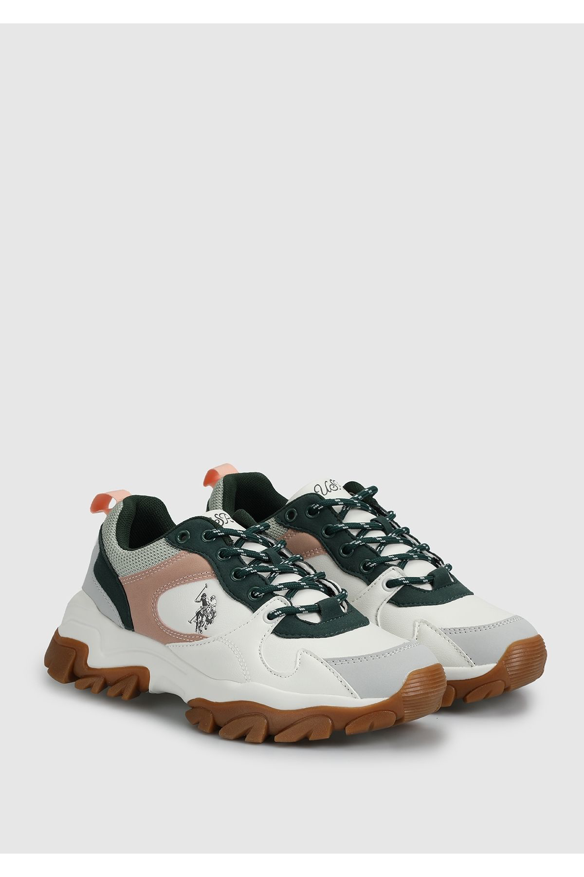 U.S. Polo Assn.  4F Tracky 4Pr Kadın Beyaz Sneaker