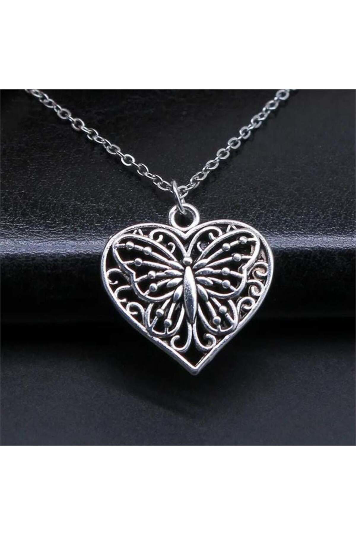 Traditional Embroidered Butterfly Kolye