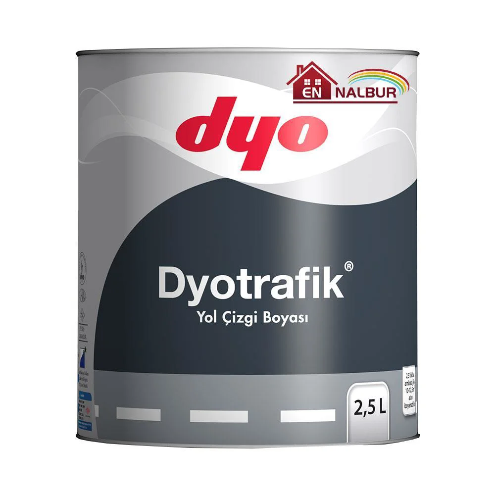 Trafik Yol Çizgi Boyası 2,5 Litre Sarı