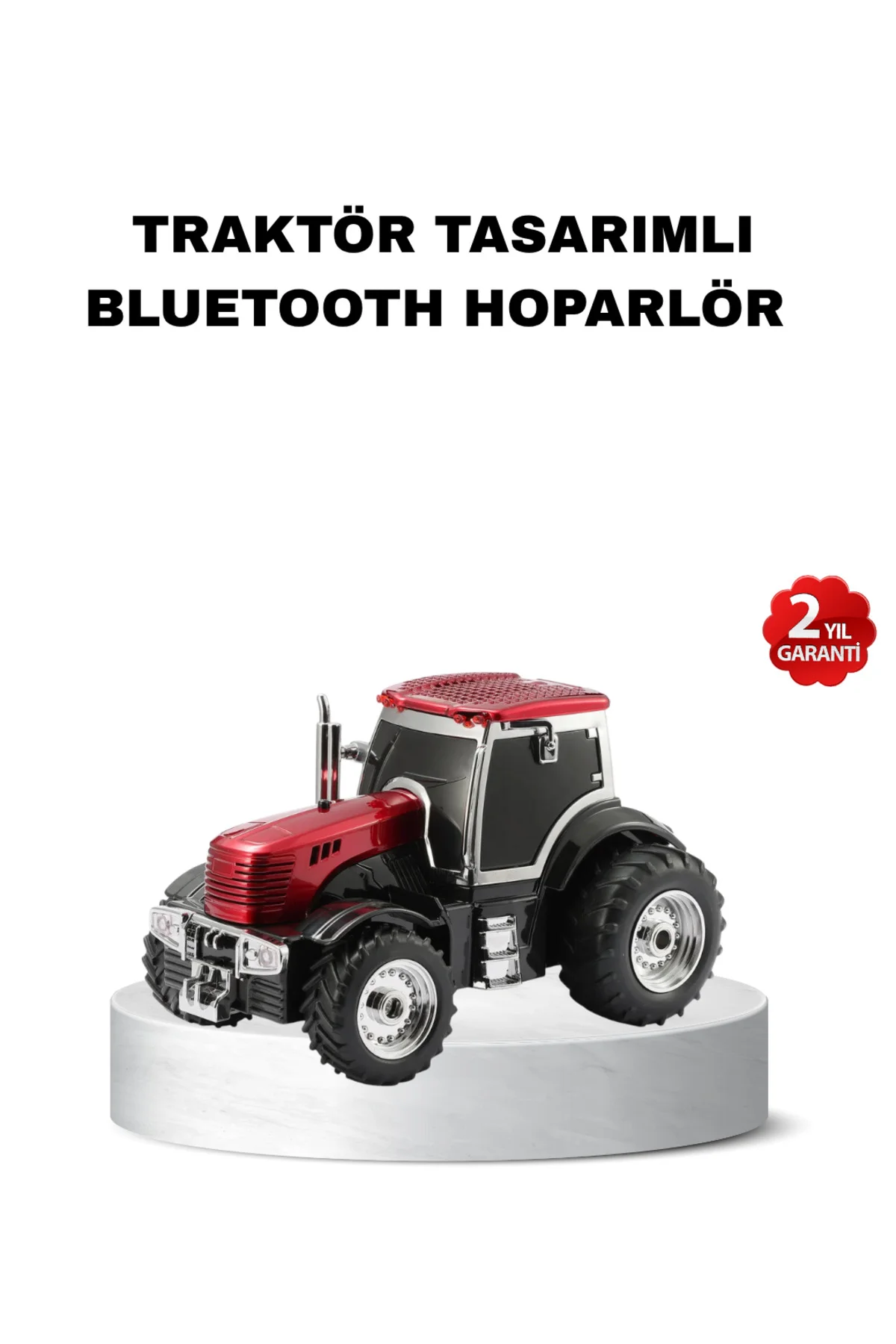 Traktör Tasarımlı Bluetooth Hoparlör 12W TWS Destekli Nostaljik M
