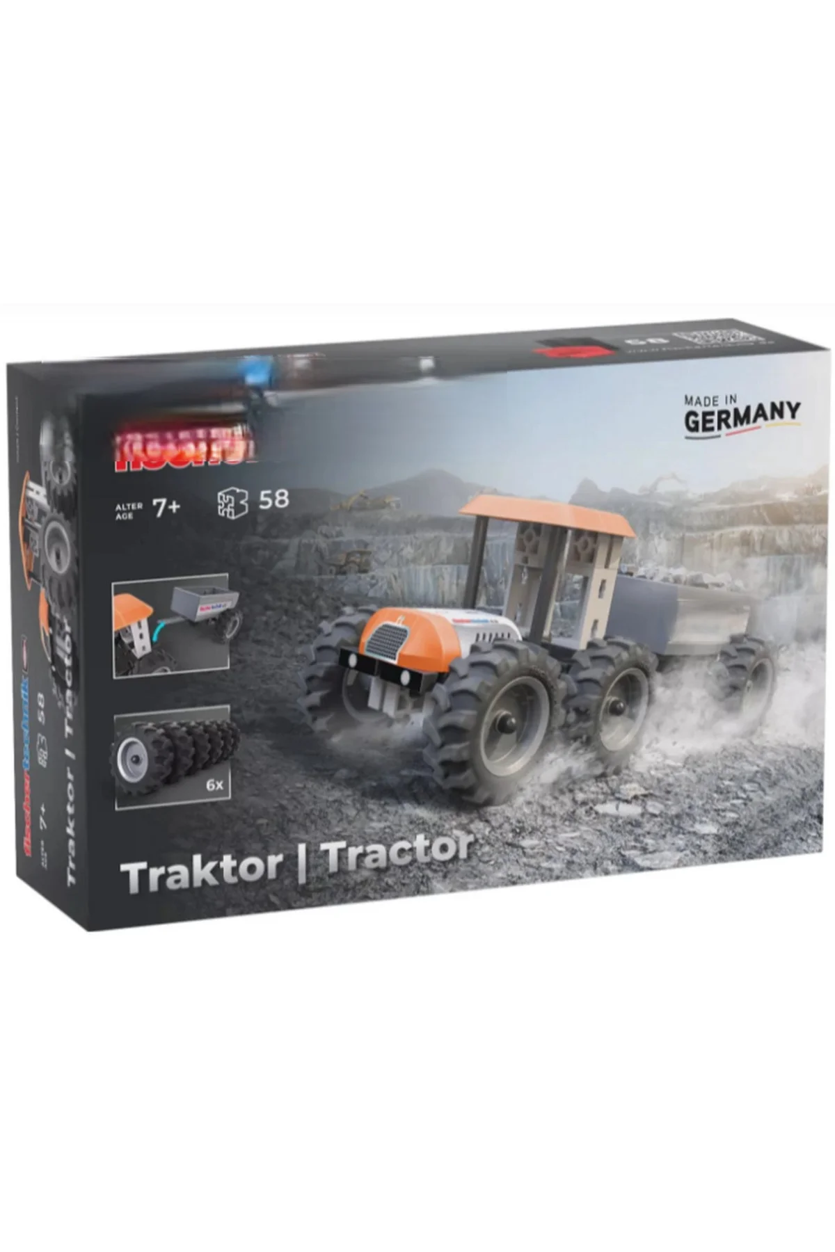 Traktör Yapım Oyuncağı 58 Parça
