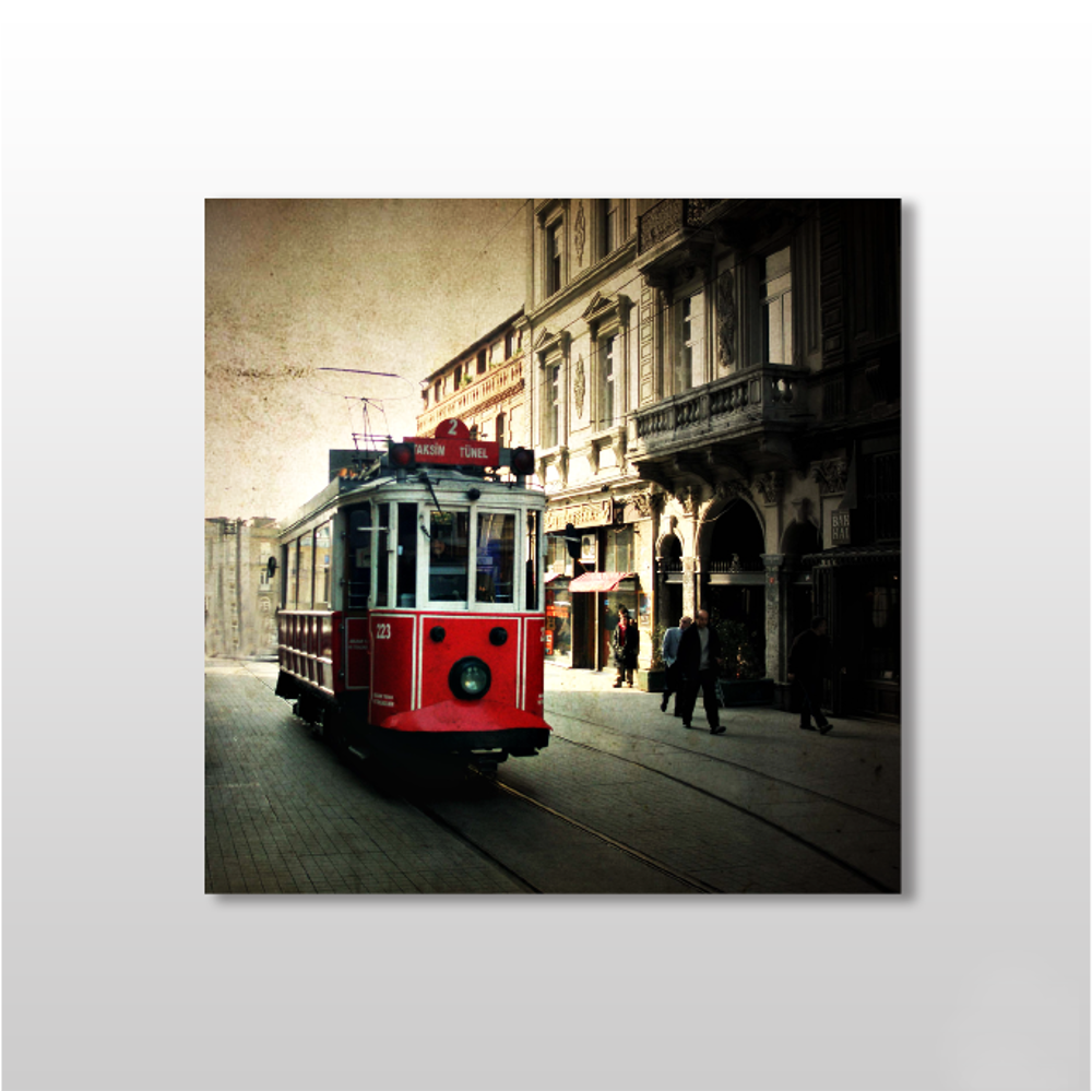 Tramvay İstanbul Kanvas Tablo Tramvay İstanbul Kanvas Tablo