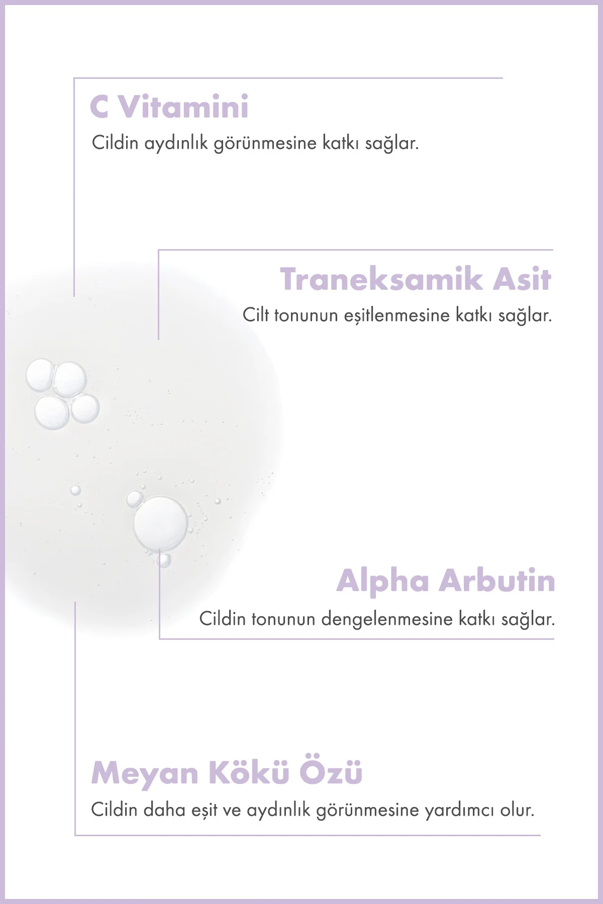 Tranexamic Acid Leke Karşıtı Serum – Cilt Tonu Eşitleyici ve Aydı
