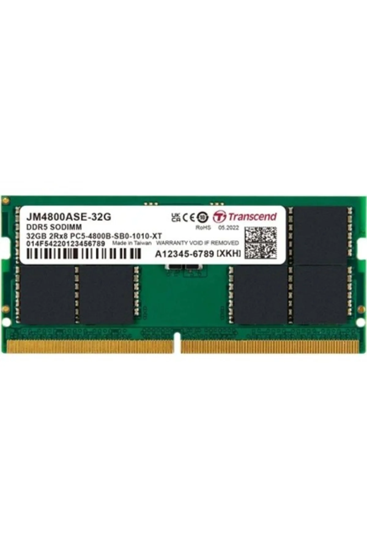 Transcend 32GB DDR5 4800Mhz CL40 Notebook Ram (JM4800ASE-32G)