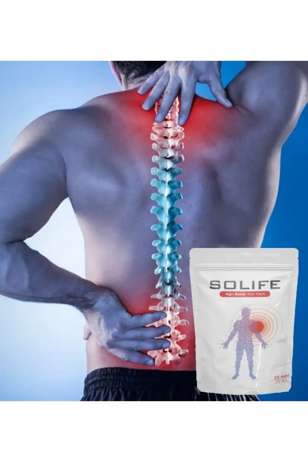 Transdermal Patch Ağrı Bandı 25 Adet