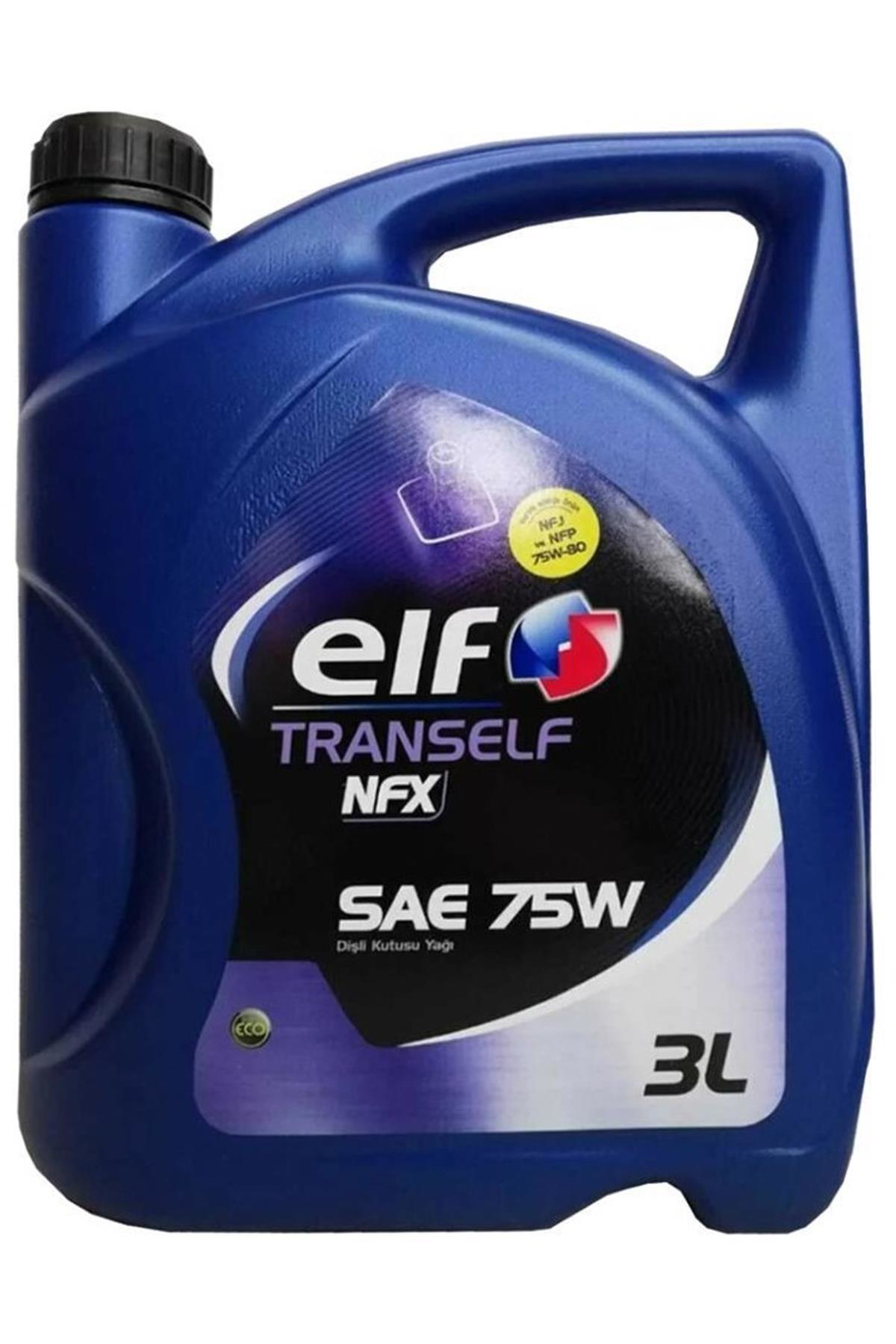 Elf Trans Nfx Sae 75W 3 Lt Yari Sentetik Şanziman Yaği