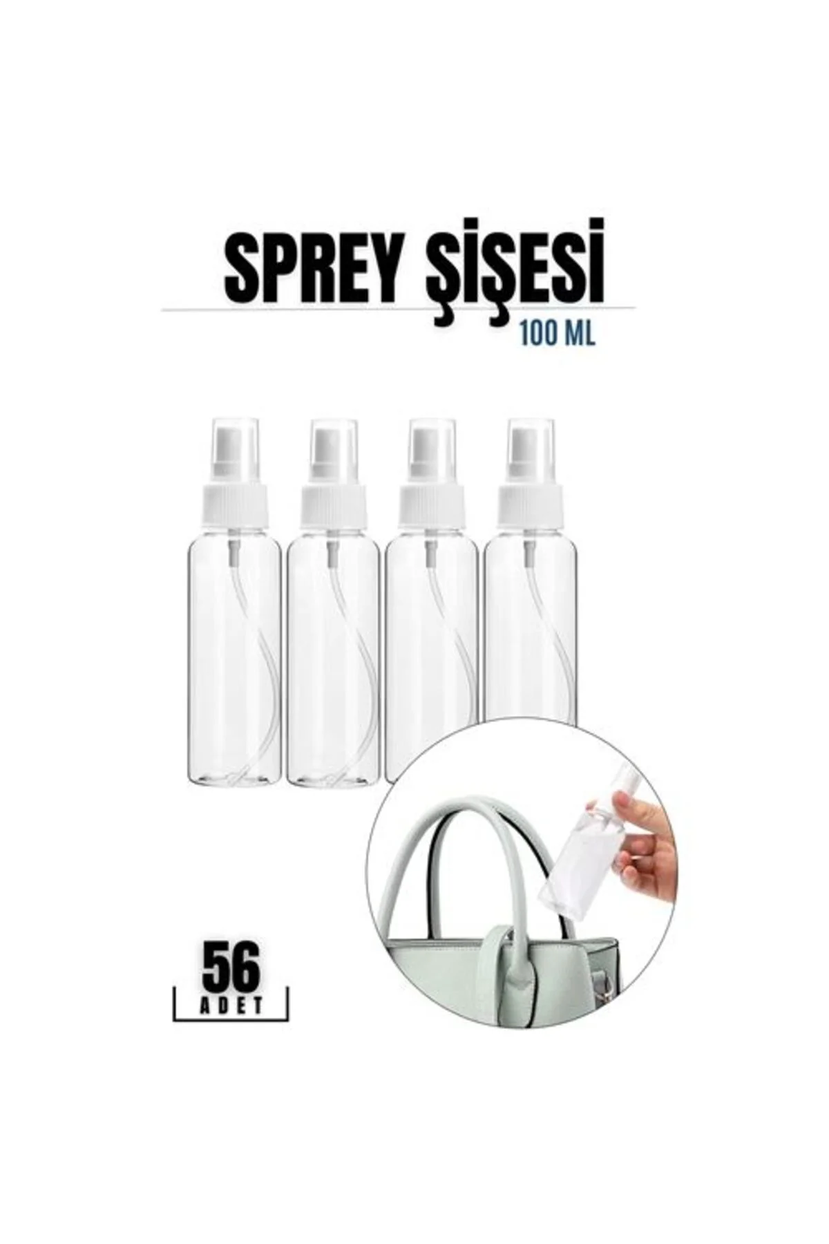 Transformacion 40 16 Adet 100 ml Püskürtücü Boş Sprey Şişe