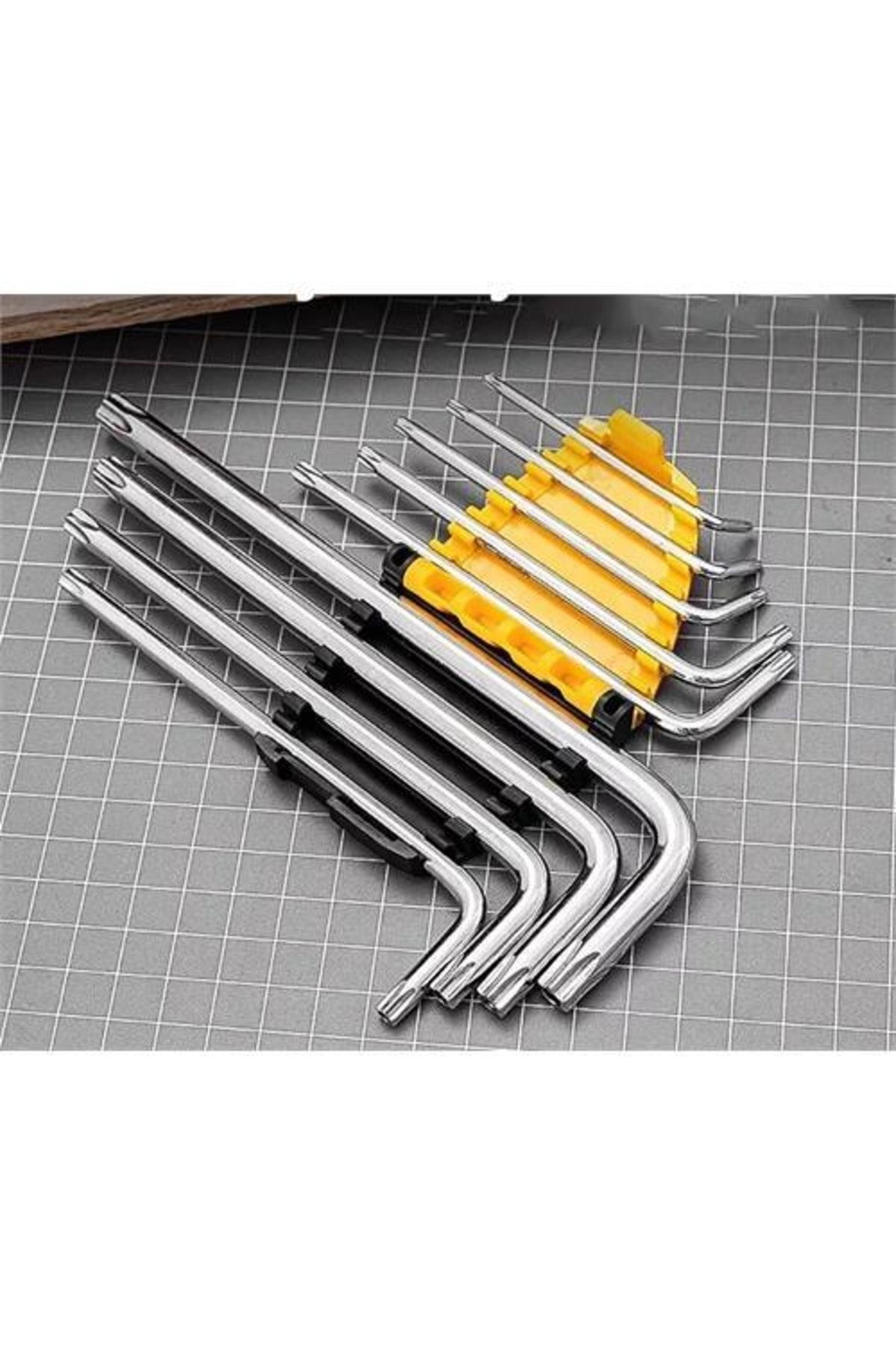 Anahtar Transformacion Yildiz Torx Combination 9 Parça Alyan Seti