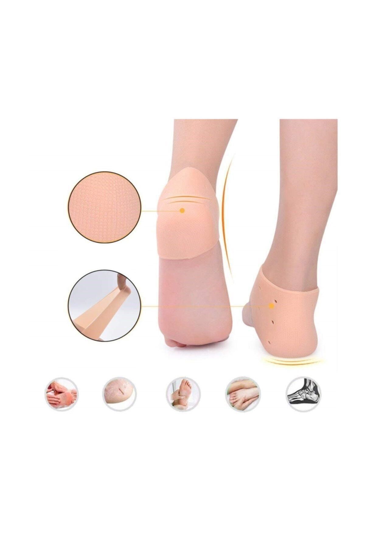 Transformacıon Ten Rengi Topuk Çorabı