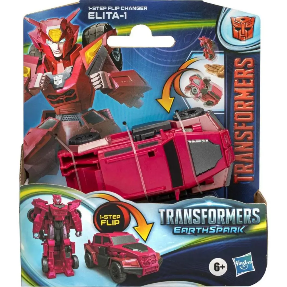 Transformers Earthspark Tek Adımda Dönüşen Figür Elita-1 F6229-F8 Transformers Earthspark Tek Adımda Dönüşen Figür Elita-1 F6229-F8