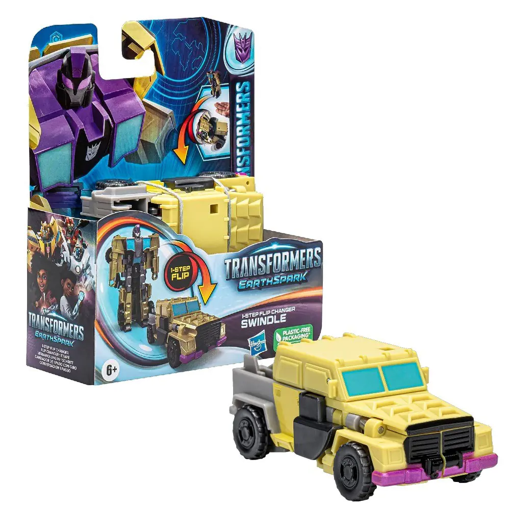 Transformers Earthspark Tek Adımda Dönüşen Figür Swindle F6229-F6