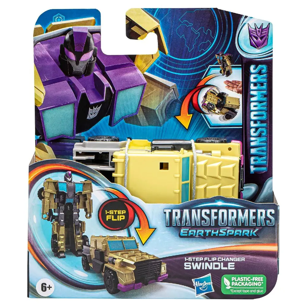 Transformers Earthspark Tek Adımda Dönüşen Figür Swindle F6229-F6