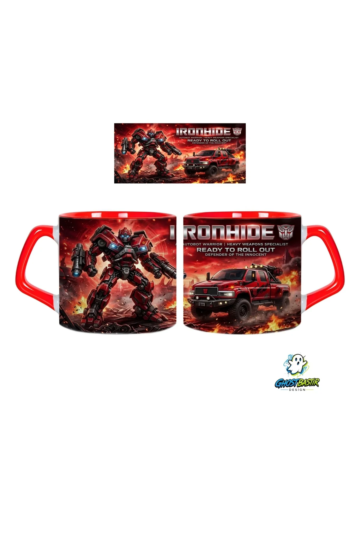 Transformers İronhide Kupa Bardak | Tek Adet 0735