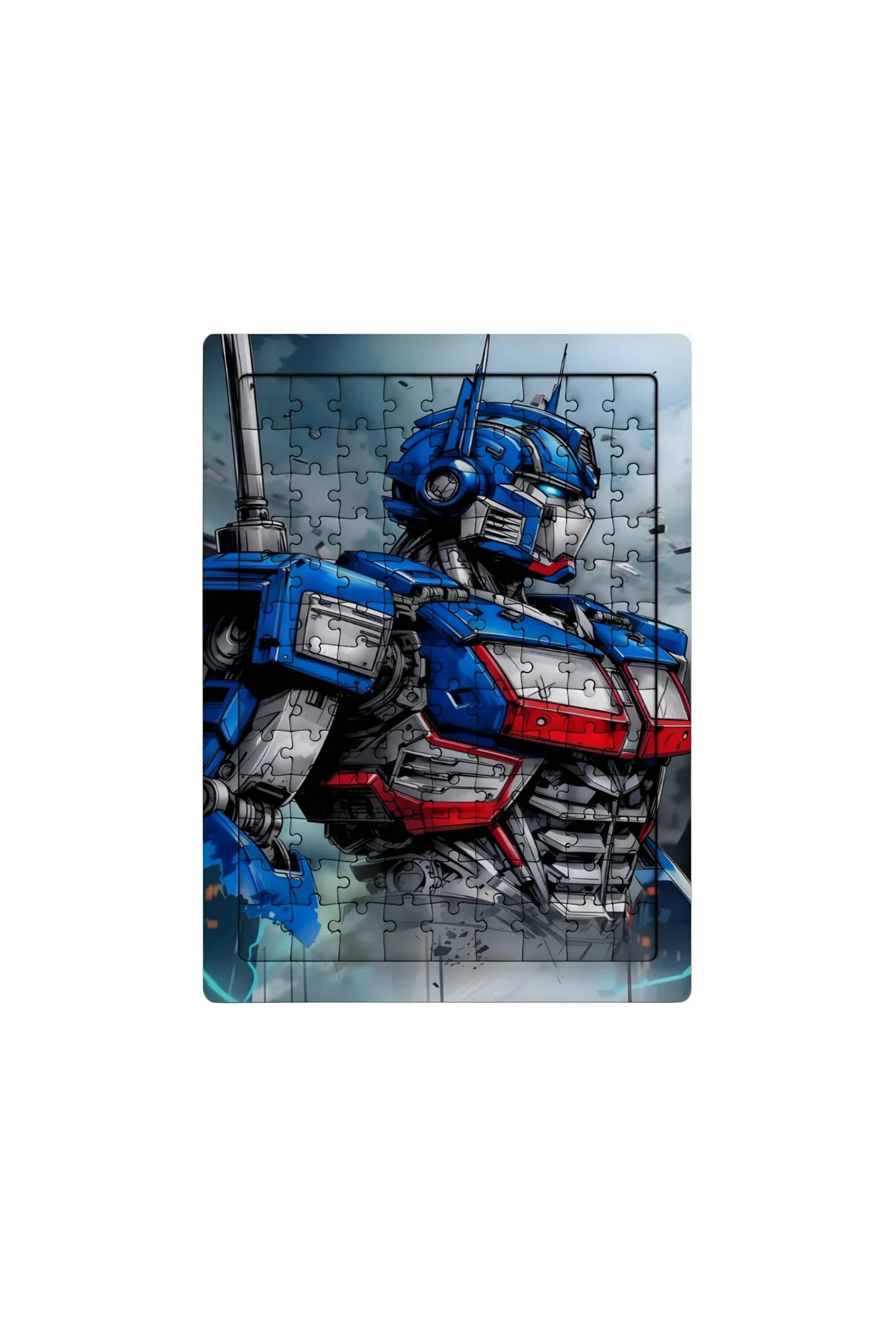 Transformers Optimus 99 Parça Ayaklı Puzzle – Dekoratif Çocuk Yapbozu 060