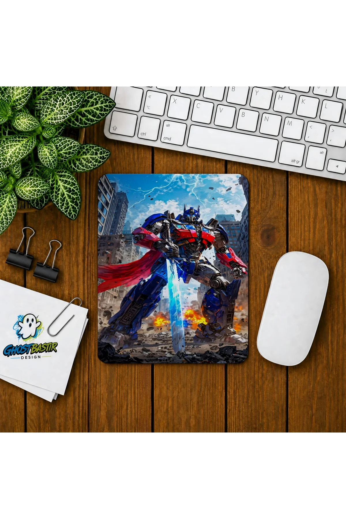 Transformers Optimus Prime Baskılı Oyuncu Mousepad 0337