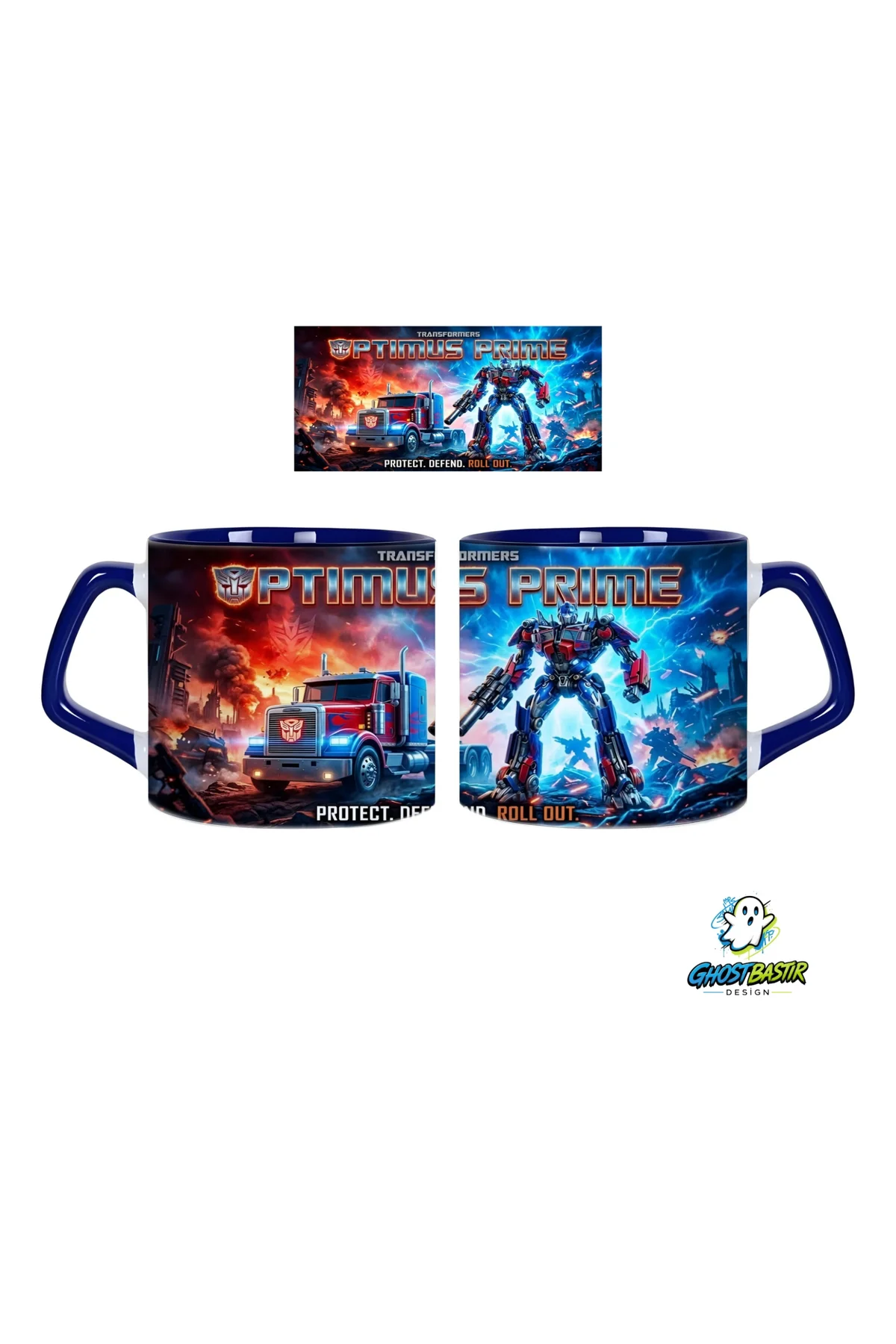 Transformers Optimus Prime Kupa Bardak | Tek Adet 0737