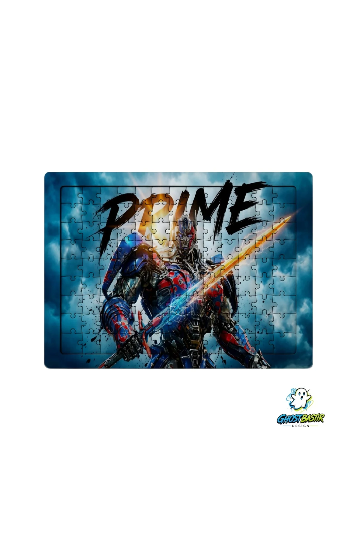 Transformers Optimus Prime 99 Parça Ayaklı Puzzle – Dekoratif Çocuk Yapbozu 0211