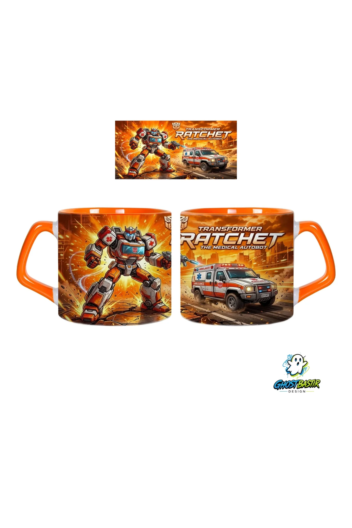 Transformers Ratchet Kupa Bardak | Tek Adet 0739