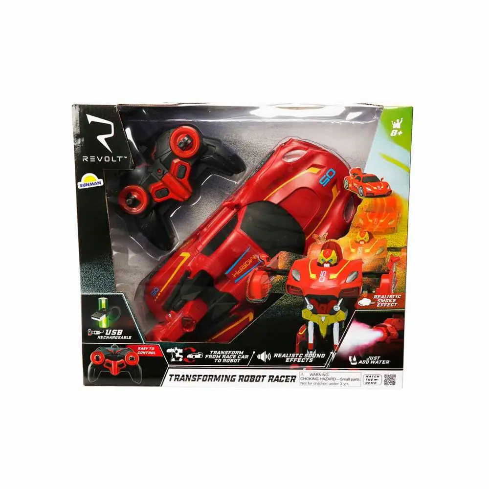 Transforming Robot Racer Uzaktan Kumandalı Sesli ve Işıklı Robotl