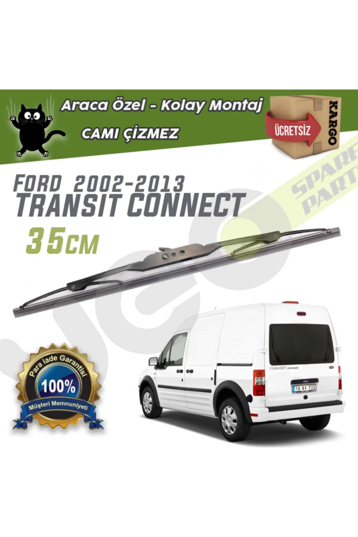 Transit Connect Arka Silecek 2002-2013
