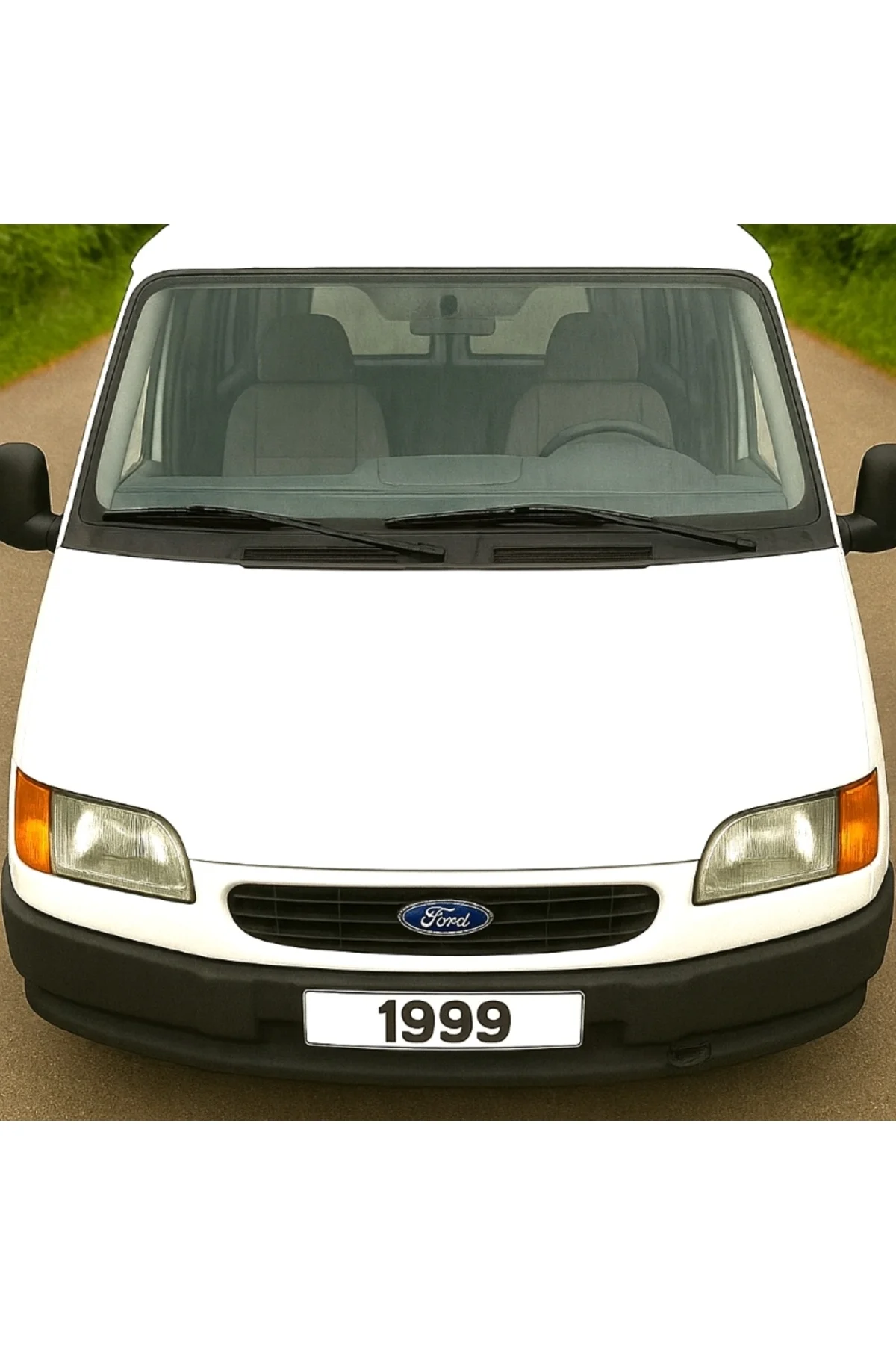 Transit T-15 (94-00) Tam Kaput Maskesi Beyaz Transit T-15 (94-00) Tam Kaput Maskesi Beyaz - Görsel 3