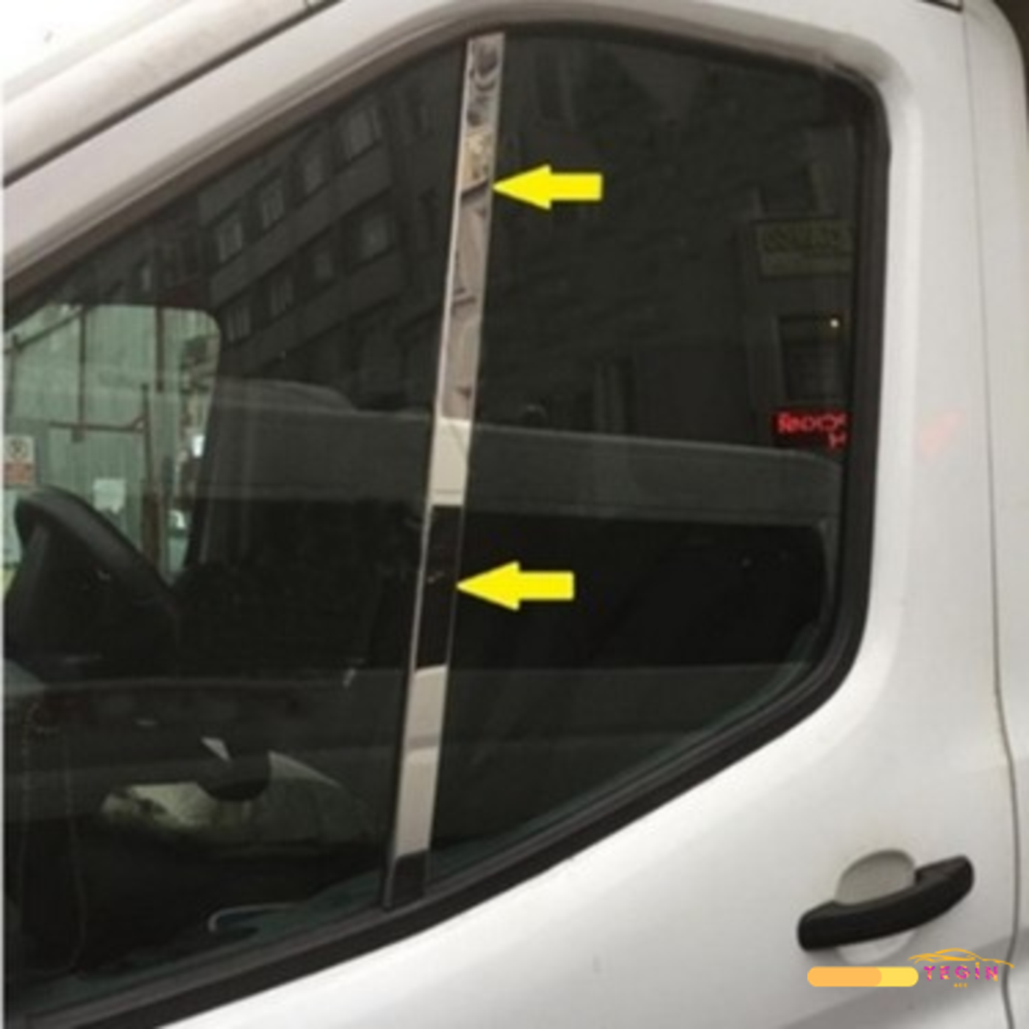 Transit VAN 2019 Sonrası Direk Nikelajı 2 Parça Paslanmaz Çelik