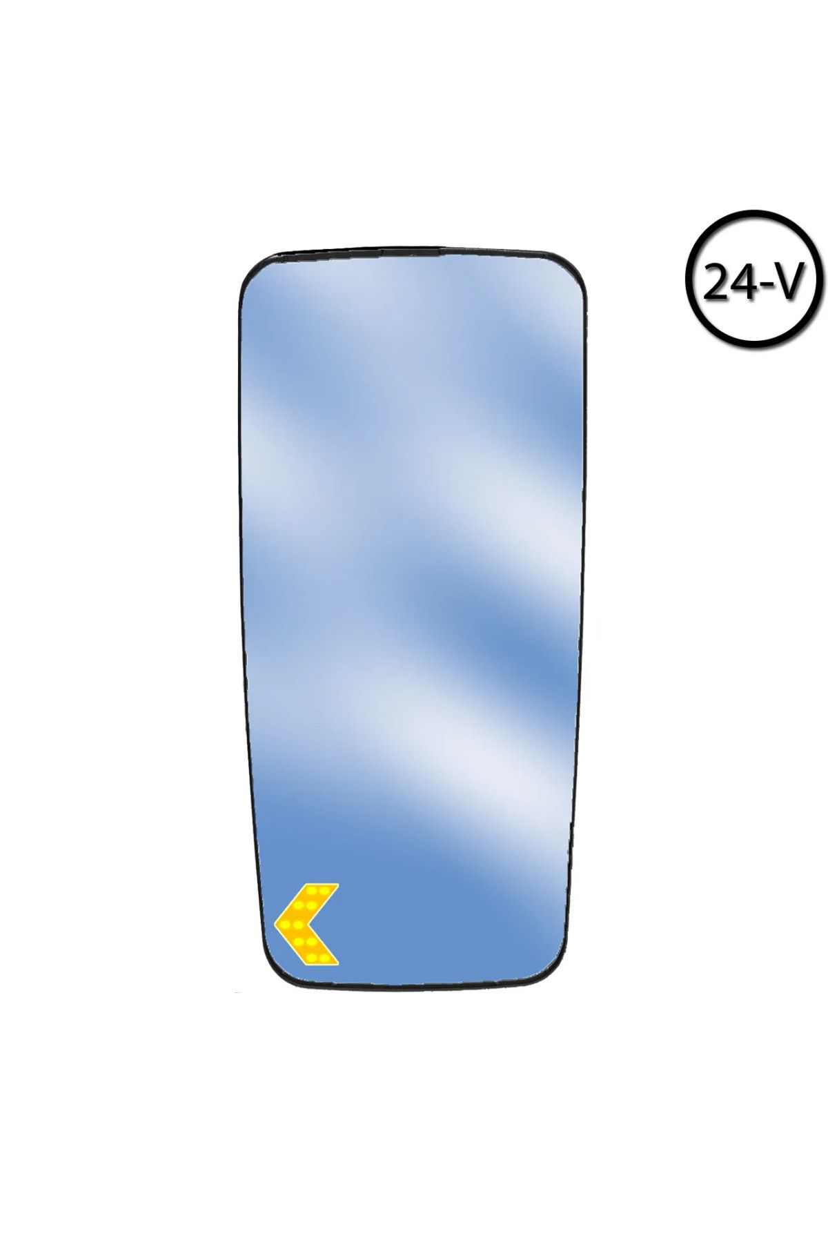 Motaysan Travego Rezistanslı Dış Dikiz Ayna Camı Sinyalli Plastik Yataklı 