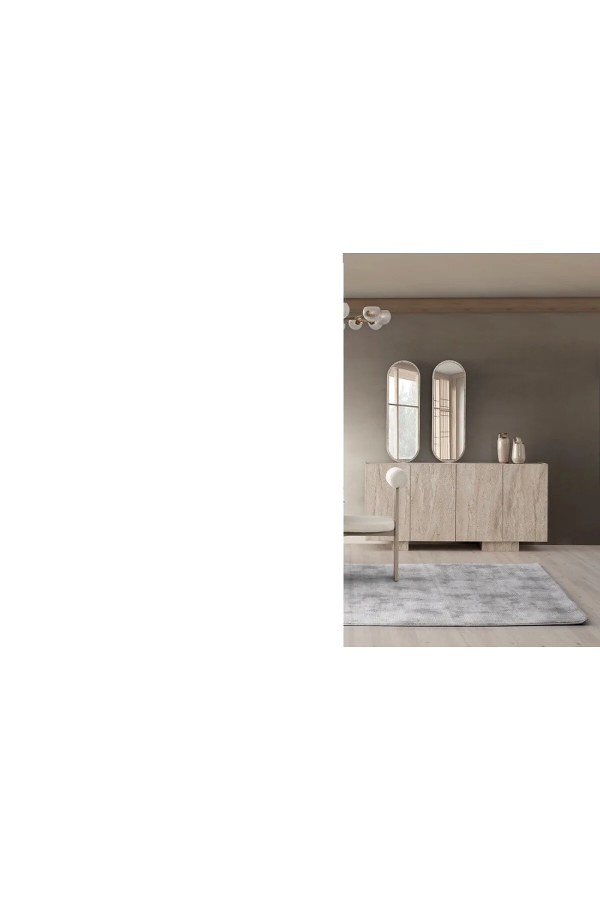 TRAVERTEN MDF KONSOL VE AYNA TRAVERTEN MDF KONSOL VE AYNA