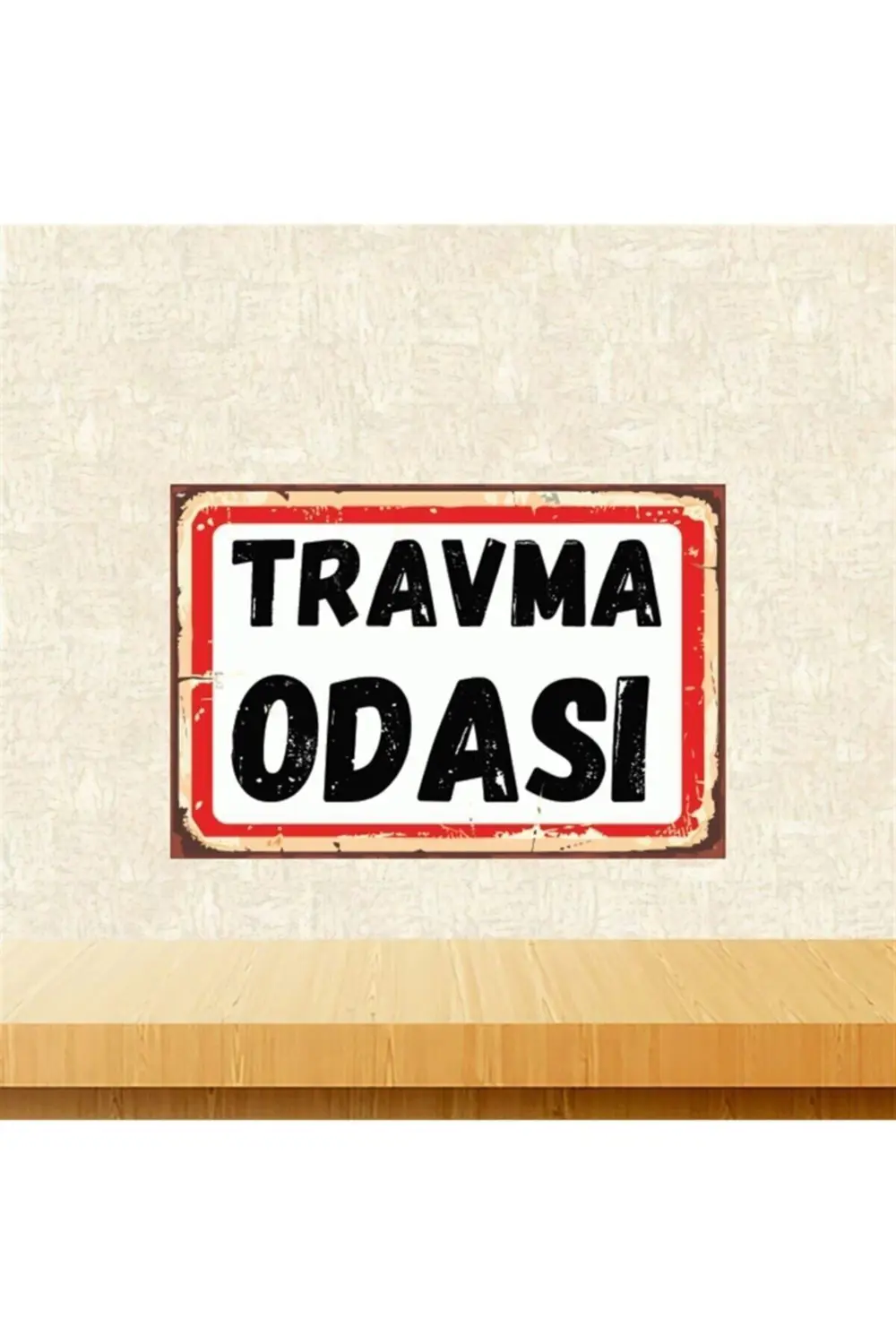 Travma Odası 20-30 Cm Retro Ahşap Poster Tkfx4457 Travma Odası 20-30 Cm Retro Ahşap Poster Tkfx4457